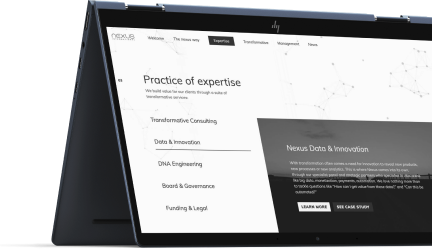 Nexus International - Landing Page Design & Development for an International Consulting Bureau